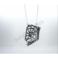 Support gauche de pare-choc arrière