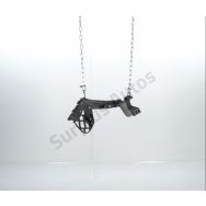 Support gauche de pare-choc arriere