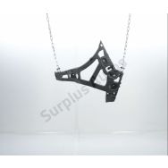 Support gauche de pare-choc arriere